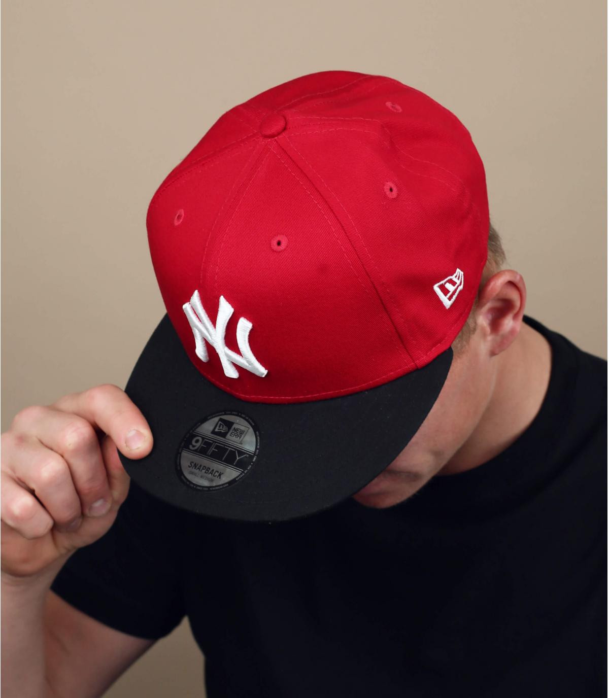 Snapback NY 9Fifty red black
